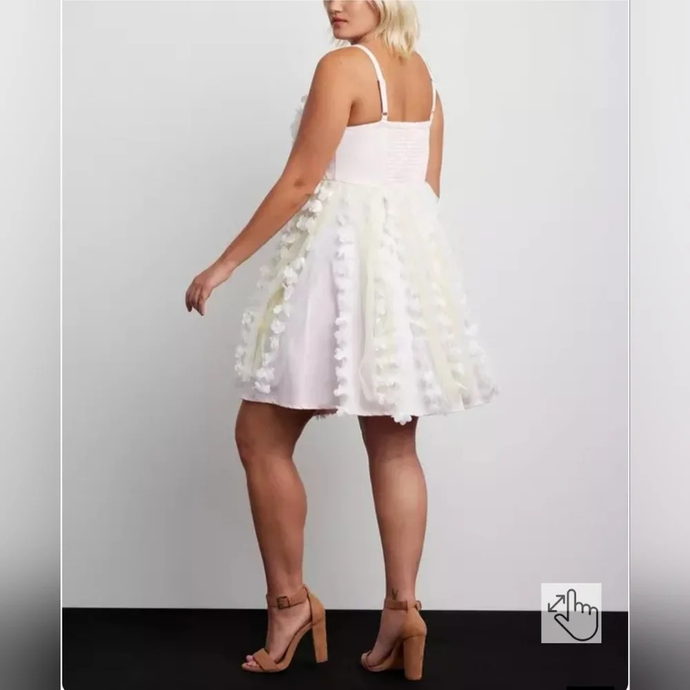 NWT Torrid Sleeveless Fairy Halloween Costume Mini Dress Size 2X 18/20 - Picture 7 of 11